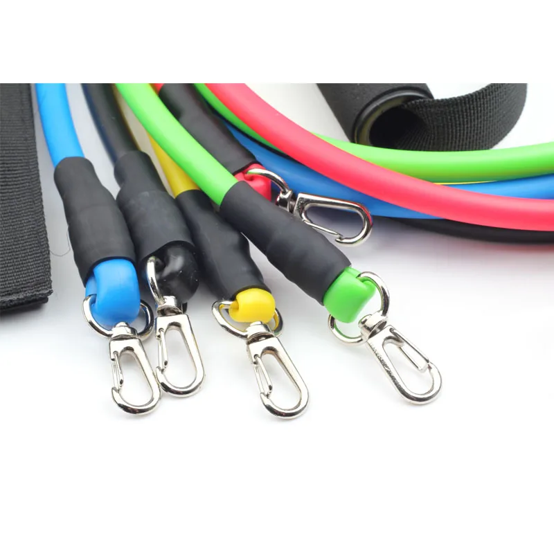 CIMA Resistance Bands 11 PCS Fitness loop ropes Tubes pull up Set Gym Equipment Exercise Handles trainer latex Yoga Bands