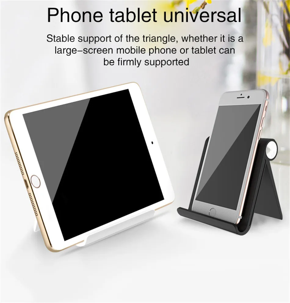 Universal Adjustable Folding Phone Holder Stand For iPhone 7 8 Plus X U -Shape Hard PC Tablet Display Stand Holder For SamsungS9 (2)