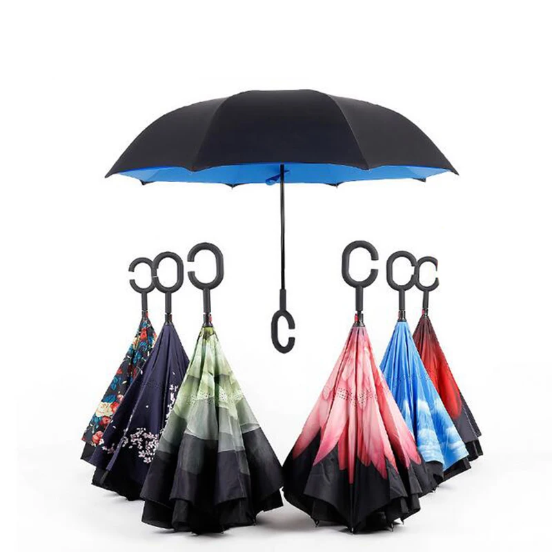 High quality C Hook Hands For Car sun rain Umbrella Anti UV French