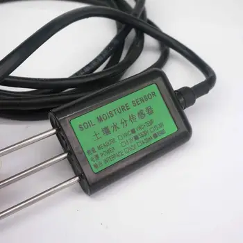 

Measure VWC+Temp Output 0-2V Soil Moisture Soil Moisture Volume Humidity Sensors For Plant Cultivation IP68