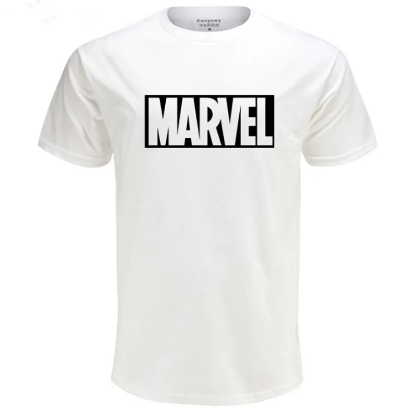 

Eqmpowy New Fashion MARVEL t-Shirt men cotton short sleeves Casual male tshirt marvel t shirts men tops tees Oversized casual
