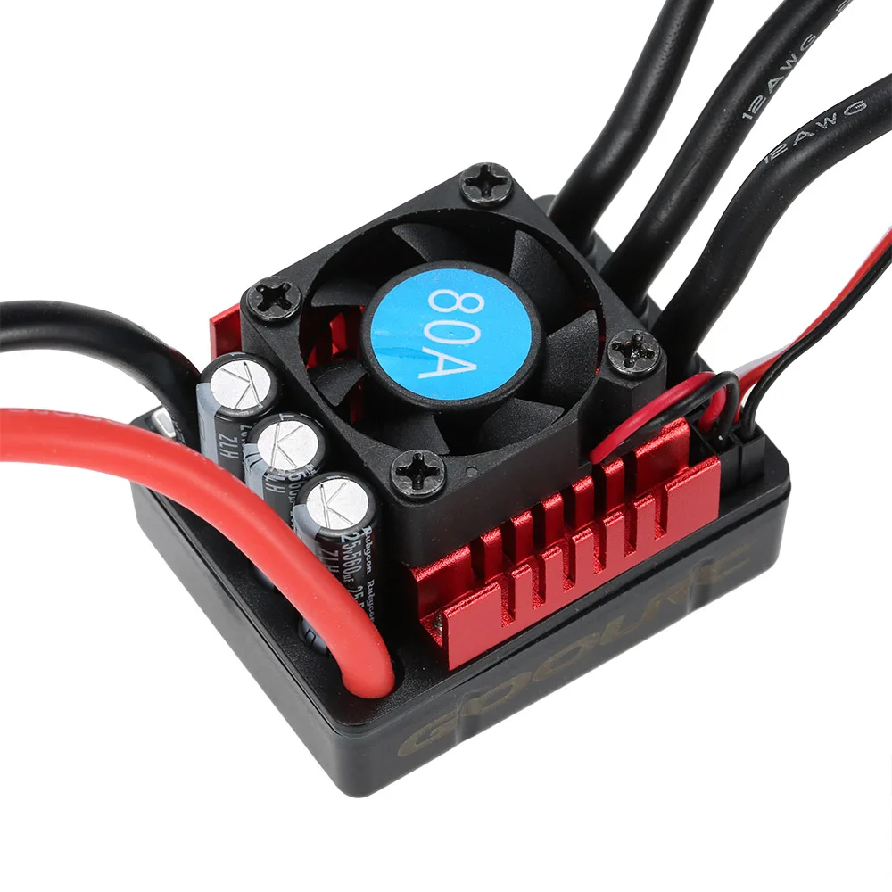 Оригинальный Бессенсорный бесщеточный двигатель GoolRC S3660 3800KV 80A ESC и программная