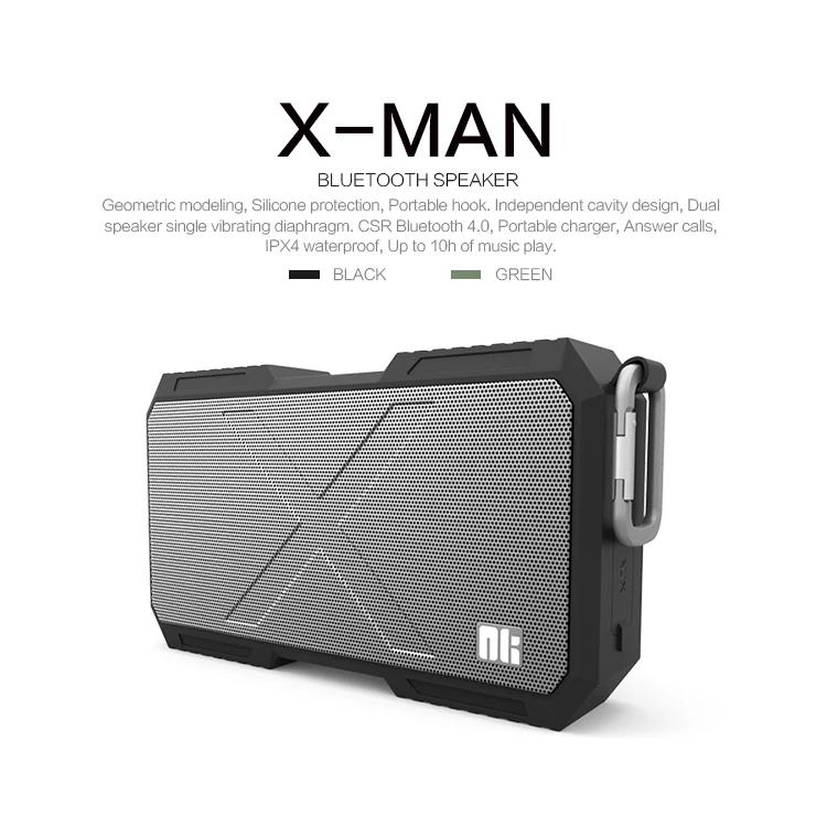 

Nillkin X-man Bluetooth speaker phone charger Music surround wireless speaker wire for xiaomi for samsung for iPhone oneplus zuk