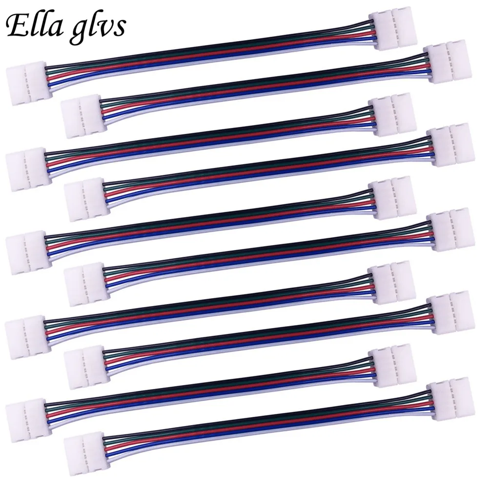 

500/pcs 5Pin 12mm RGBW Connector For Led Light Strip SMD 5050 RGBW RGBWW