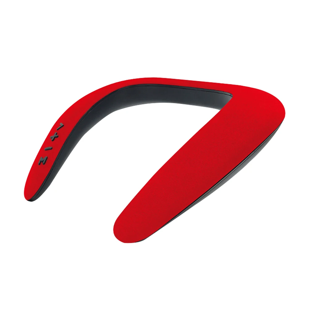 

5D Stereo Audio With Microphone Bluetooth Speaker U Shaped Wireless Fashion Sport Gift Protable Rechargeable Wearable Waterproof