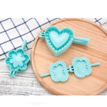 Кондитерский портативный набор инструментов для теста для лепки, форма Нетоксичная, легко чистится, производитель, ПП, кухонная форма для пельменей, практичные аксессуары для выпечки DIY