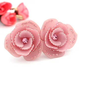 

Hair Clip - Rhinestone Hair Barrette - Acetate Hair Accessory - Flower Hair Jewelry - Hair Ornament for Women Thick Hair Tiara