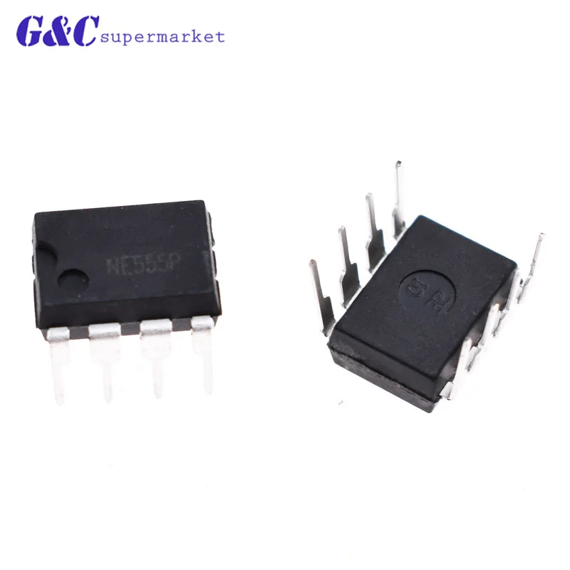 10 шт. NE555P NE555 DIP 8 одиночный биполярный таймер IC заводская цена BSG|Интегральные