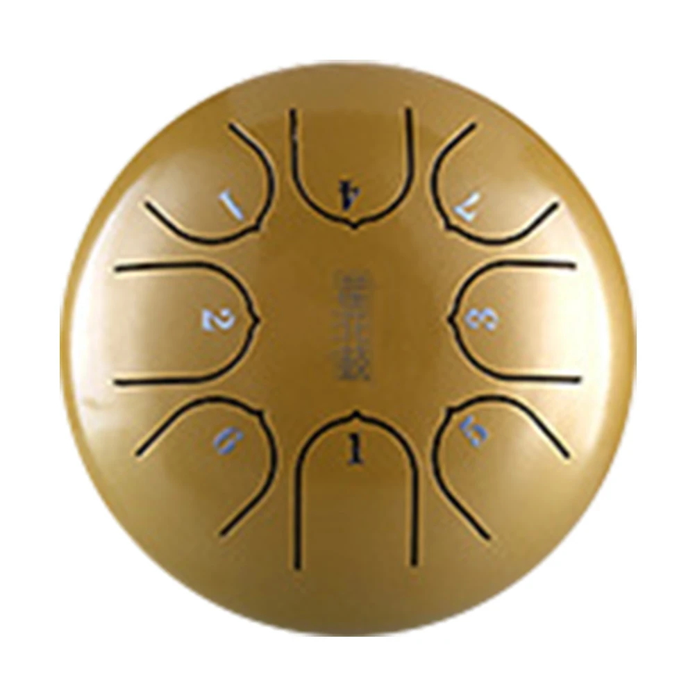 

6 Inch 8 Notes With Mallets Hand Pan G Tune Mini Gift Carry Professional C Key Steel Tongue Drum Music Education Tank Percussion