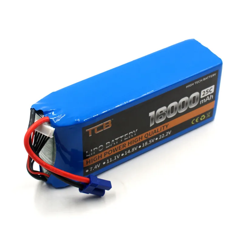 TCB RC LiPo Battery 18.5V 10000mAh 25C 5s for RC Airplane Drone