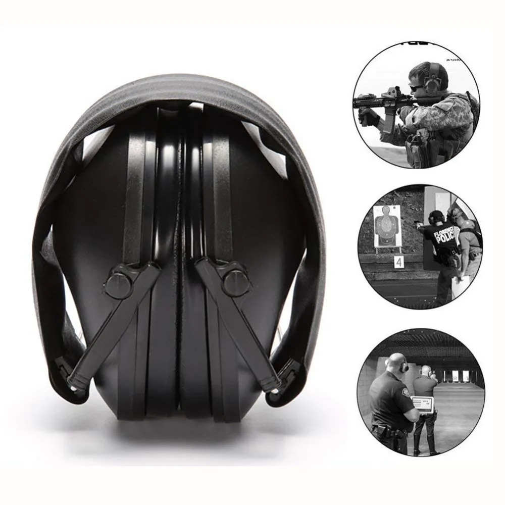 واقي أذن الرماية التكتيكية Earmuff قابل للتعديل طوي مكافحة الضوضاء الشخير سدادات لينة مبطن الضوضاء الغاء سماعة واقي أذن الرماية التكتيكية Earmuff قابل للتعديل طوي مكافحة الضوضاء الشخير سدادات لينة مبطن الضوضاء الغاء سماعة