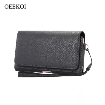 

OEEKOI Lichee Pattern Card Slots Holder Pouch Case for Asus 6Z/ROG Phone/Pegasus 4S/Pegasus 4