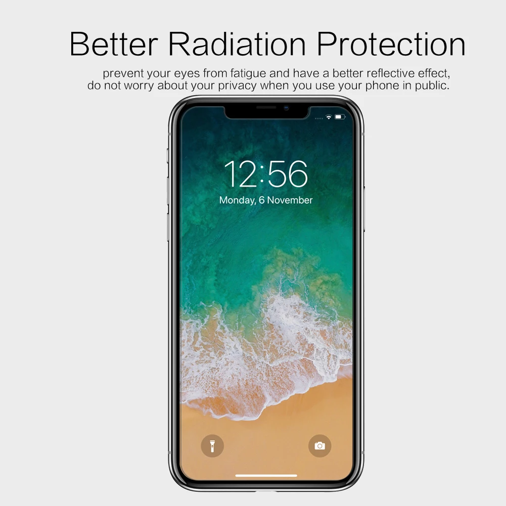  Screen Protector für iPhone Xs Max Nillkin Klar/Matte Weichen Kunststoff Film für iPhone Xs Max 65'