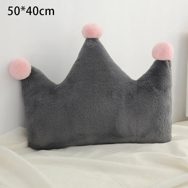 Crown Grey Small Декор для детской комнаты подушки для новорожденных Kawaii игрушка для детей задняя подушка для детской кроватки настенные украшения детские товары подарок для девочки реквизит для фотосессии - Цвет: Crown Grey Small