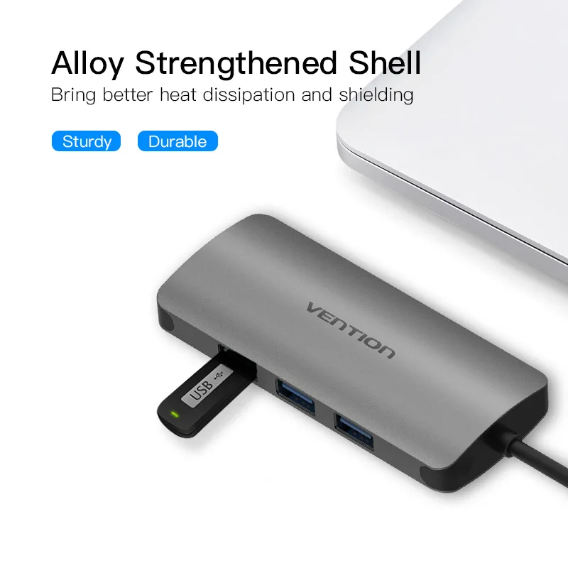  Vention USB 3.0 HUB To RJ45 Gigabit Network Card Lan Adapter USB Ethernet For Android TV Set-top Bo