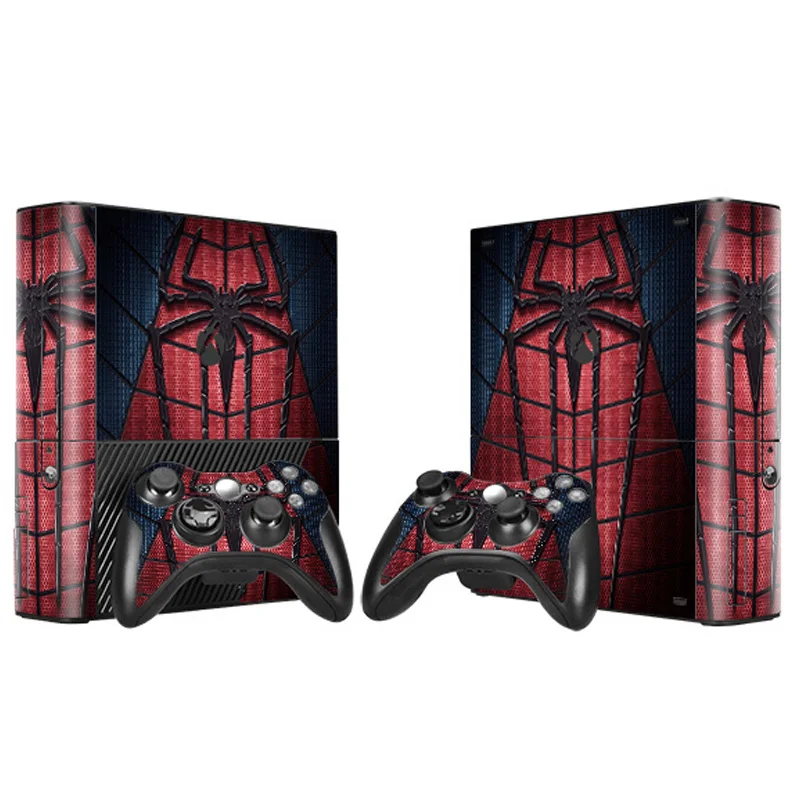 

High quality game accessories skin sticker for XBOX 360 E console and controller