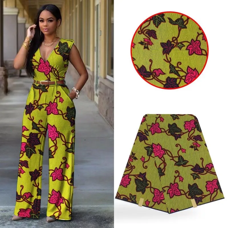 

2019 Patchwork Fabric !2019 New Guaranteed Quality Veritable Dutch Super Wax Hollandais Real African Clothes 100%cotton 6yards(T