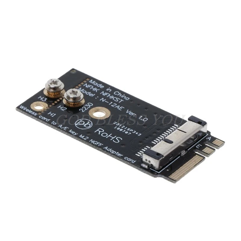 BCM94360CS2 BCM943224PCIEBT2 A/E ключ NGFF M.2 модуль адаптера карты 12 + 6 контактный Беспроводной Wi