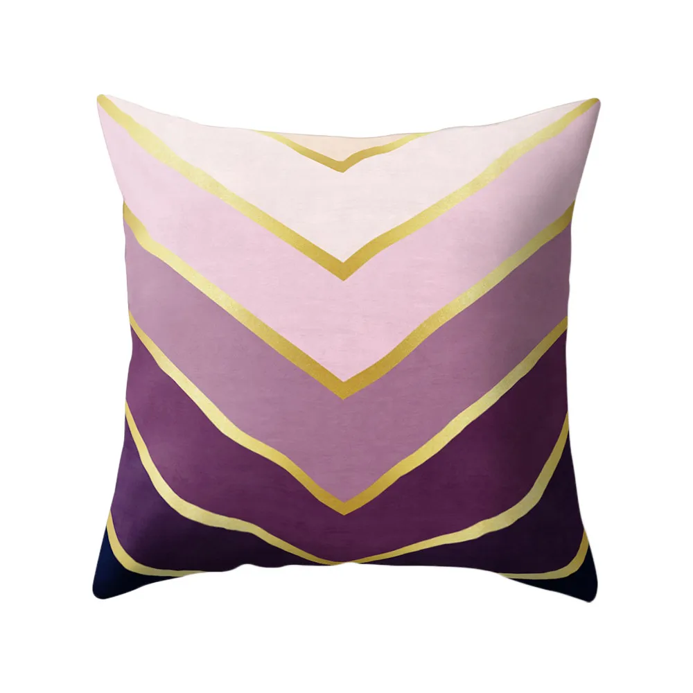 Черный/розовый золотой чехол для подушки квадратный наволочка домашние декорации наволочки для подушки 45х45см наволочка для Наволочки W606
