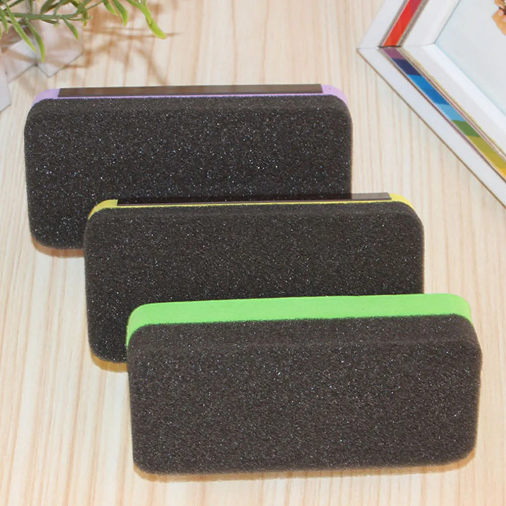 

Magnetic Whiteboard Eraser Marker Cleaning Tool Office School Learning Whiteboard Drying Tool Brush with Magnetic Color Random