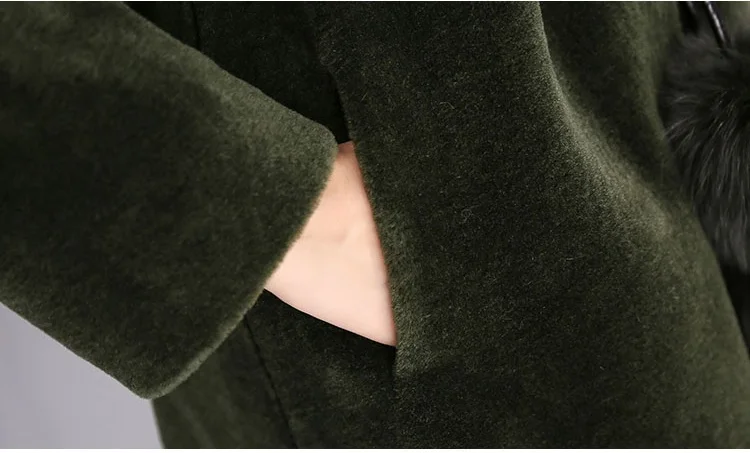 Новинка осень/зима Женская куртка с большим меховым воротником пальто с капюшоном из искусственного меха большой размер женская теплая меховая куртка зимнее пальто 5XL