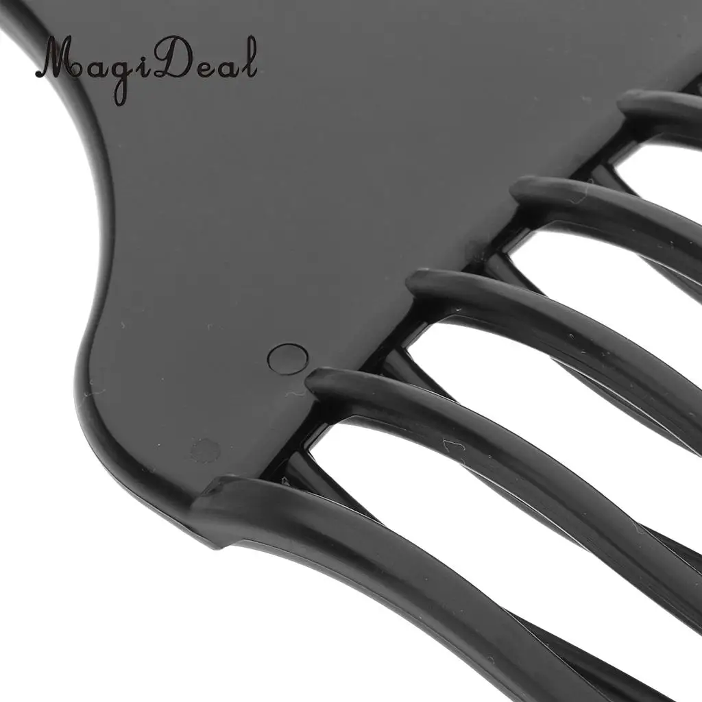 Plastic African American Afro Hair Pick Comb Detangle Wig Braid Lift Hairbrush Black hair combs Hairdressing Styling Tool