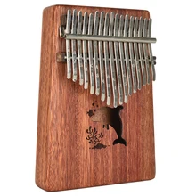 Новинка 17 клавиш Kalimba Mbira Calimba Африканское твердое красное дерево