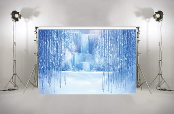 

HUAYI photography backdrop Frozen Dairy Queen Backdrop Birthday Party Banner Newborn photo booth Background D-8308