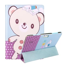 ZGPAX универсальный кожаный чехол-книжка для 10, 10,1 дюймов, планшет на Android, ПК, мультяшный противоударный защитный чехол для планшета A20