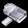 cncob Cat6 two-piece, rj45 network connector RJ-45 network cable modular plug thousand M Ethernet 8p8c crystal head gold-plated ► Photo 3/6