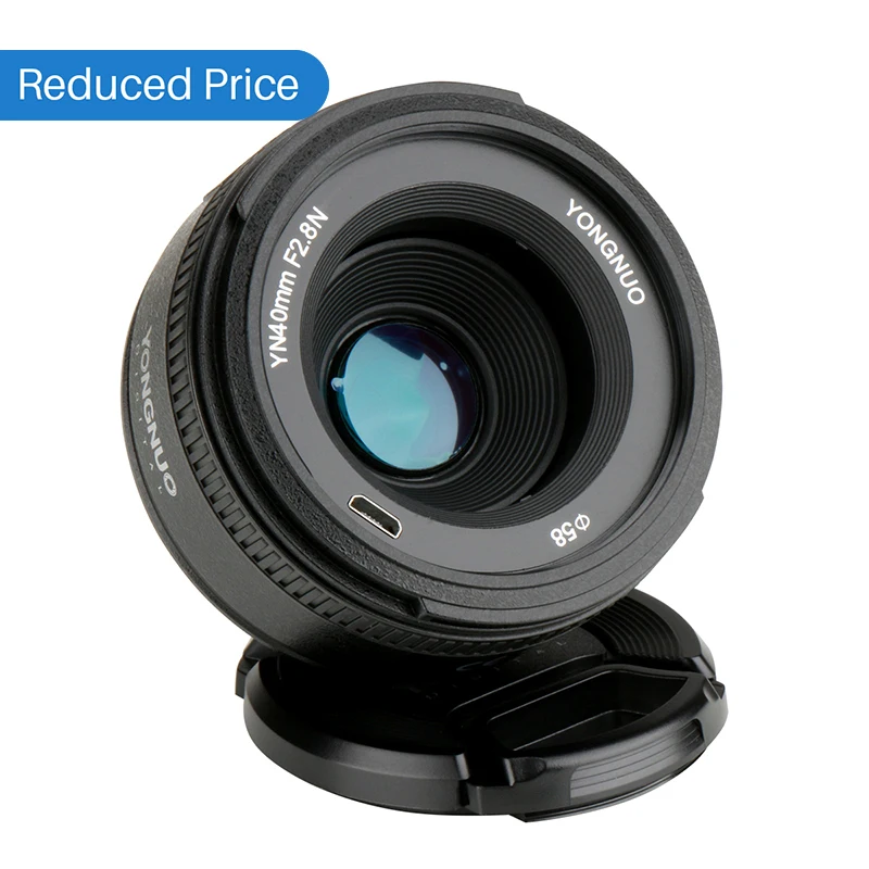 Ulanzi Yongnuo YN40mm F2.8N Camera Lens AF/MF Standard Prime Auto Focus