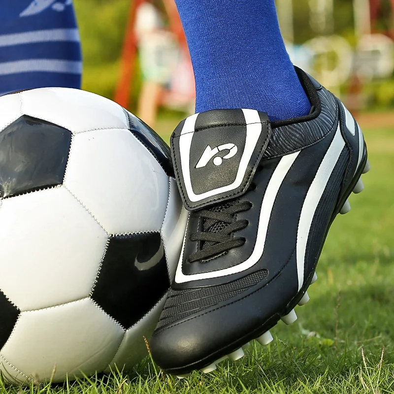 Soccer Cleats Fotball Shoes Sport Athletic Kids Training Soccer Cleats crampons football homme Sneaker Man futzalki Size 33-45 Soccer Cleats Fotball Shoes Sport Athletic Kids Training Soccer Cleats crampons football homme Sneaker Man futzalki Size 33-45