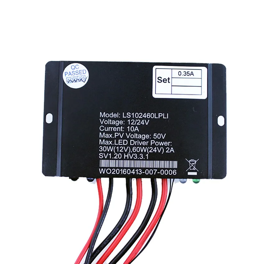 

EPSOLAR LS102460LPLI 10A 12V 24V Solar charger controller timer IP67 Waterproof lithium battery