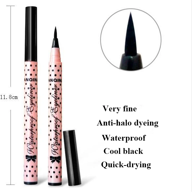 Black Eyeliner Best Waterproof Liquid Eye liner Pen High Pigment& Long Lasting Makeup Eyeliner Smooth Make Up Tools