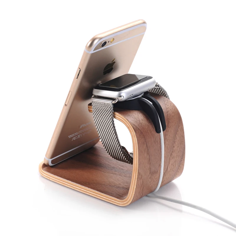 2 в 1 зарядное устройство для часов Apple watch 4/3/2/1 IPhone X 7/8 Plus 6S наручных iWatch ремешок 42