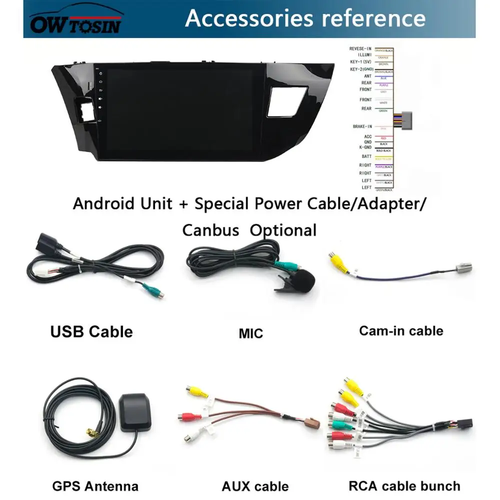 Sale 10.1" IPS 8Core 4G+64G Android 9.0 Car Multimedia Player GPS Radio For Toyota Corolla Levin E170 E180 2014 2015 2016 2017 Parrot 4