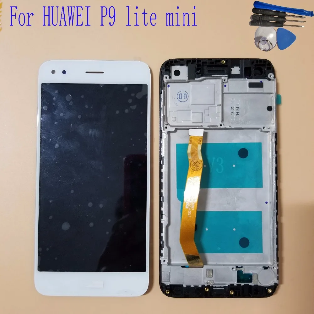 

With Frame 5.0 inch For Huawei P9 lite mini LCD Display Touch Screen Digitizer Assembly Replace LCD Screen Touch