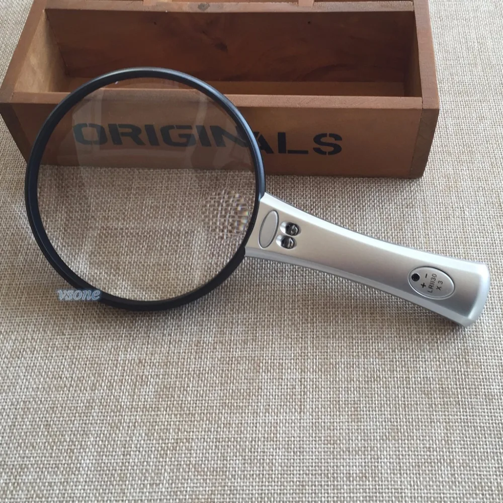 4x 12x fresnel lens held magnifying glass 108mm illuminated reading zoom magnifier loupe 4x 12x fresnel lens held magnifying glass 108mm illuminated reading zoom magnifier loupe