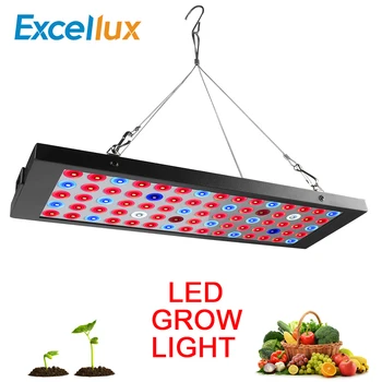 

LED Grow Light Panel Full Spectrum Led Plant Lamp 15W AC85-265V 53Red+16Blue+2White+2UV+2IR To Indoor Greenhouse Hydroponics