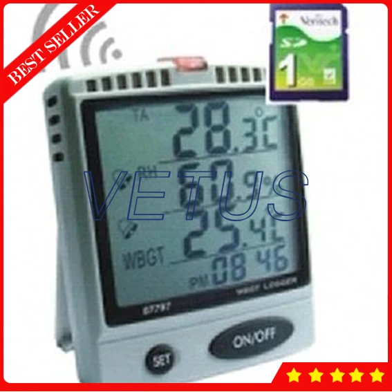 AZ87798 LCD Digital Thermometer Hygrometer Temperature Humidity Meter with Dew Point Detector diagnostic-tool termom | Инструменты