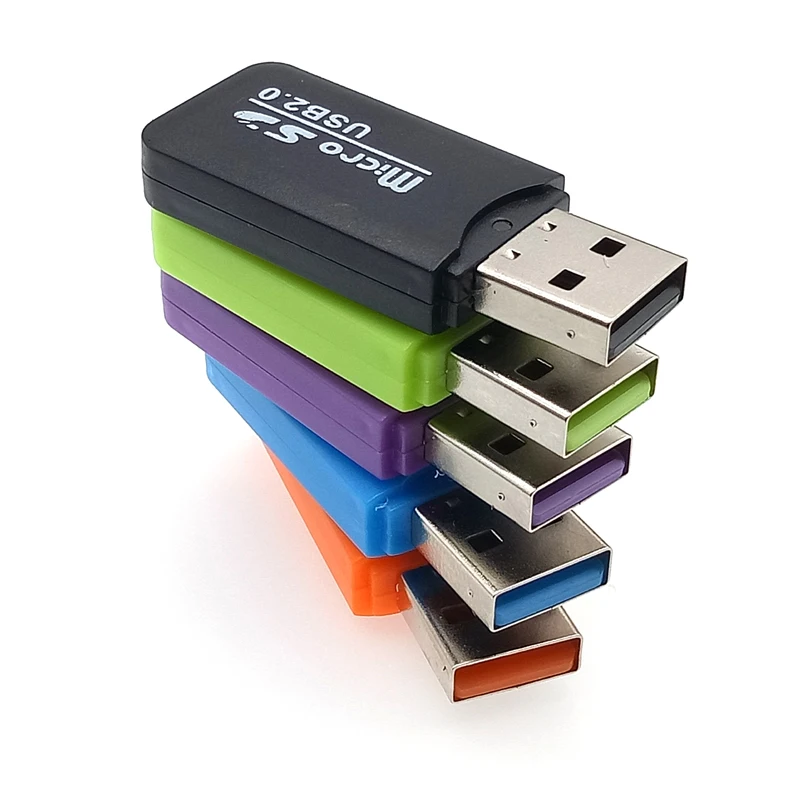 RSExplorer 20 шт. card reader для micro sd адаптер высокое Скорость Usb 2,0 в card reader s памяти TF адаптер micro sd card reader