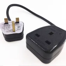 UK удлинитель, IEC UK 3Pin штекер в UK 3Pin Женский адаптер питания от сети кабель, 13A