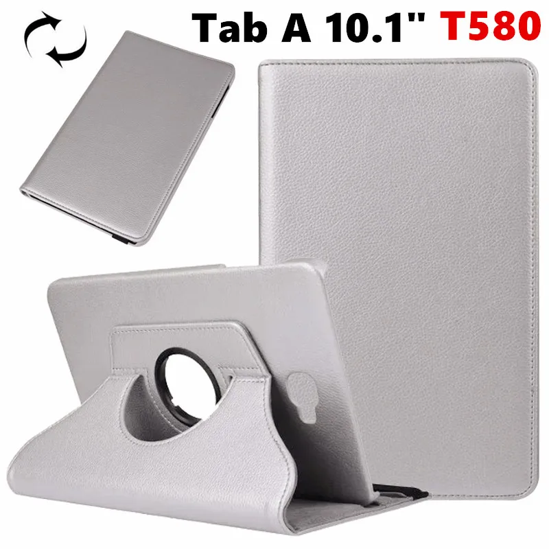 

Tab A6 10.1 360 Degree rotating Folio PU Leather Case Flip Cover For Samsung Galaxy Tab A 6 10.1 T580 T585 10.1" Tablet Case