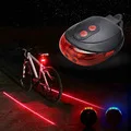 Лампа велосипедная велосипед перезаряжаемый светодиодный USB COB горный велосипед задний фонарь MTB водонепроницаемый Предупреждение велосипедный задний свет