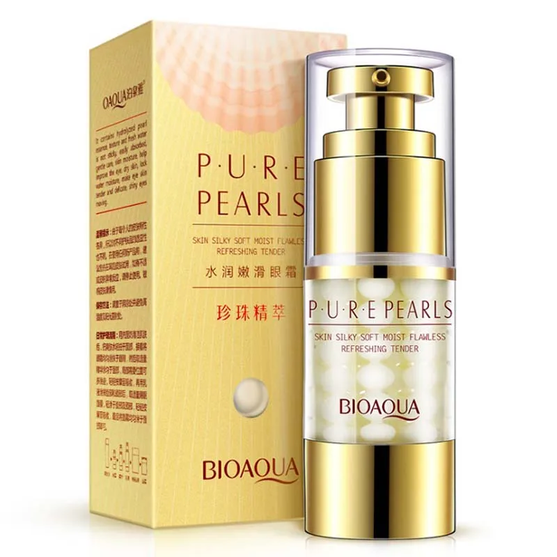 New Pearl Extract Lift Day Night Nursing Elastic Eye Cream Skin Care
