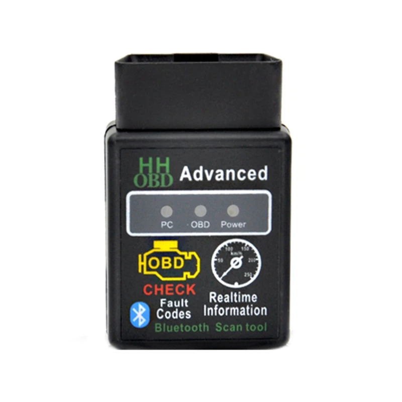 Новинка 2017 года версии 2 1 Bluetooth ELM327 HH OBD Advanced Vgate ELM 327 V2.1 OBD2 Авто адаптер сканер