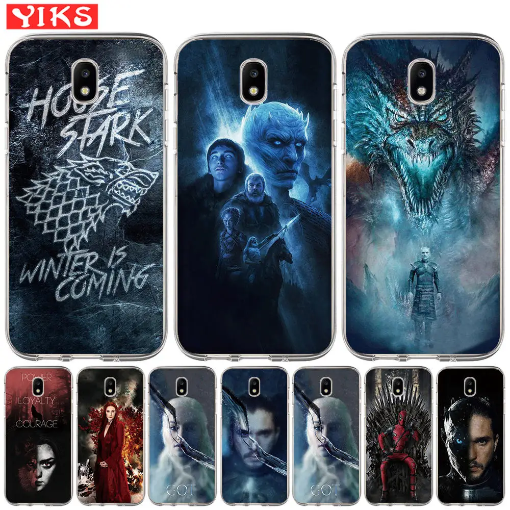 

Game Thrones Got Stark Family Soft TPU Case For Samsung Galaxy J3 J5 J7 2015 2016 2017 J2 Pro J6 Prime 2018 G530 Cover