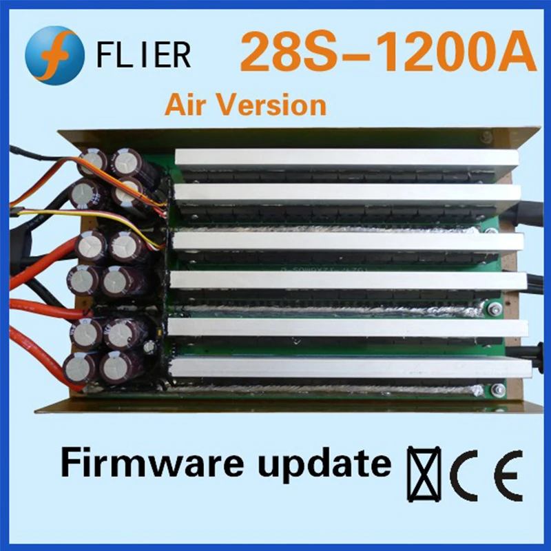 

FATJAY FLIER 1200A ESC 3S-28S Высокое напряжение бесщеточный контроллер скорости с программной коробкой для RC самолета автомобиля электрического мотоцикла