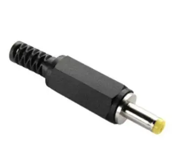 

5PCS Black 4.0mm x 1.7mm DC Power Male Plug Jack Adapter