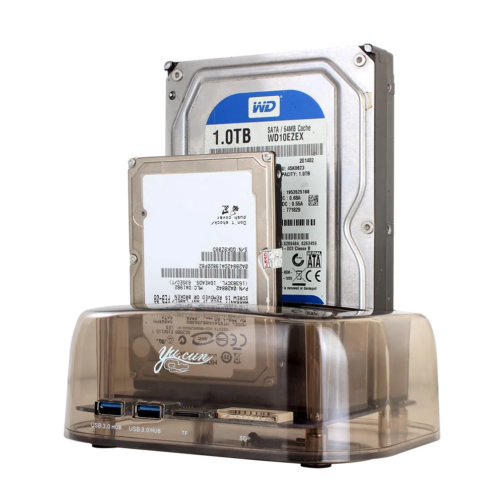 2 5/3 5 дюймов SATA SSD / HDD USB 3 0 6 Гбит/с коробка для жесткого диска клонирование USB3.0